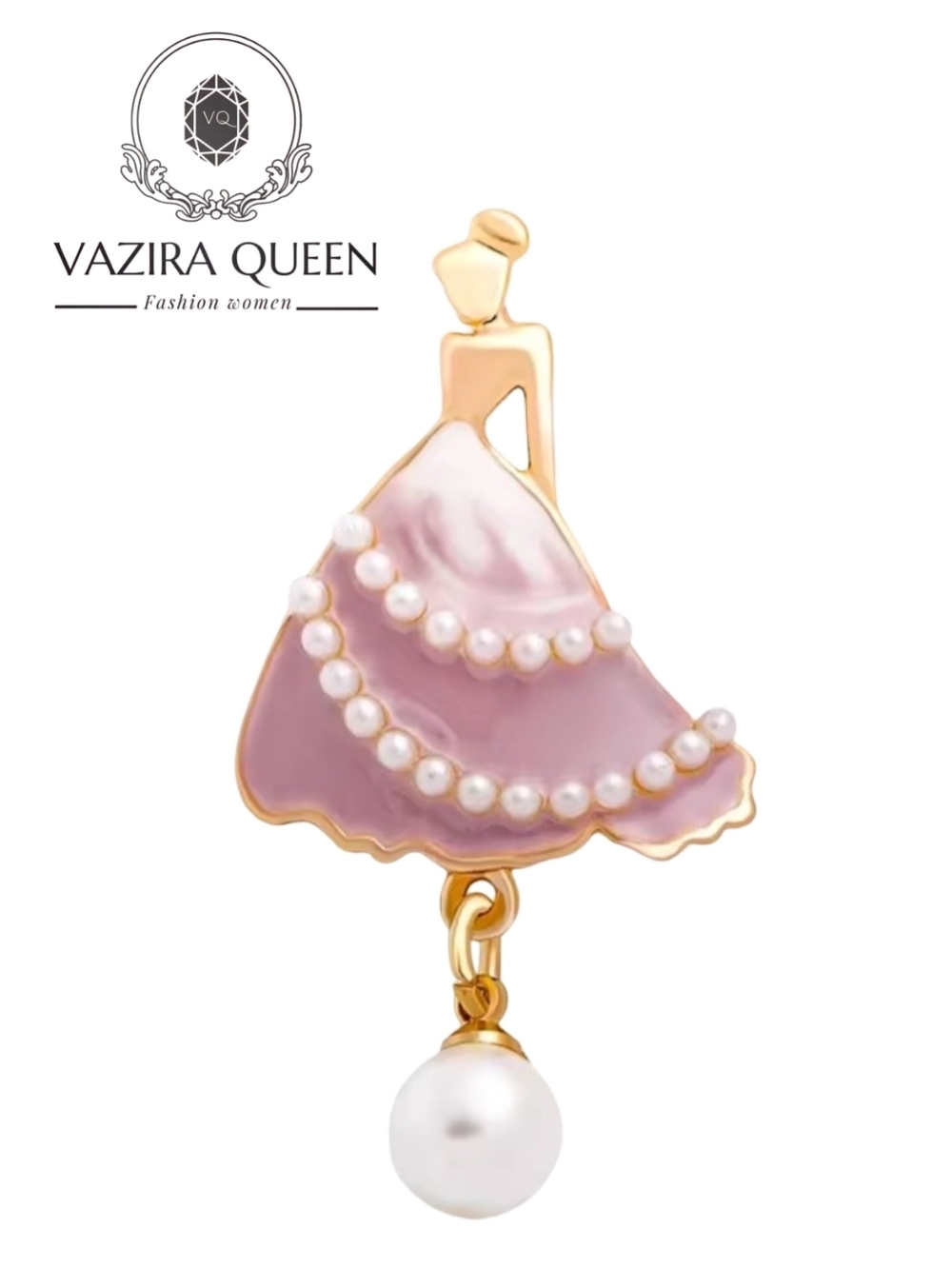 VQ Girl Brooch